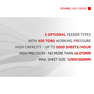 Máquina <span class=keywords><strong>de</strong></span> Estampado en Caliente y Troquelado Automática OYANG Machinery WH-1300SF - Product Image 2