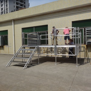 Scène modulaire en aluminium réglable en hauteur riser festival événement scène - Product Image 2