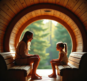 户外热销桑拿房全景蒸汽桑拿桶花园后院安装厂家直销热销 - Product Image 6