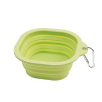 Bol pour chien en silicone PKY avec mousqueton, bol pliable portable pour l'eau et la nourriture des animaux de compagnie pour la marche, la randonnée, les voyages, pour chiens et chats