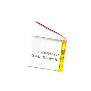 Mini LiPo battery <span class=keywords><strong>3</strong></span>,7 V 401225 90 mAh battery - Product Image 4