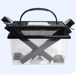 Climbing Pet Eco Tank Box Crickets Keep Palace Crab Insects Raised Double Open Breathable Cover Feeding Box - Product Image 5