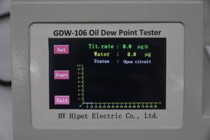 Hvhipot Karl-Fischer เครื่องวัดระดับน้ำมันเครื่องทดสอบความชื้นขนาดเล็ก GDW-106 - Product Image 6