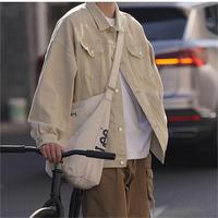 Fourniture de produits explosifs personnalisés sur mesure vendant des boutons de couleur unie veste en jean simple décontractée quotidienne pour hommes