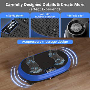 Wellrun Home Gym Fitness Exercise Board Electromagnetic Electric Full Body Vibration Plate Machine Eco-Friendly 150kg Max Load - Product Image 4