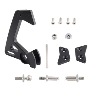 Kit de Palanca de Cambios Corta Manual de 6 Velocidades para Volkswagen Audi, Aleación de Aluminio, Pieza de Mejora GBFO08-BK - Product Image 1