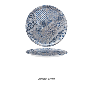 Plato para Pizza Napoli Cordoba de 33 cm con Impresión Digital Saturnia - Product Image 3