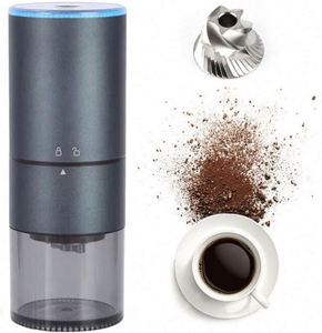 Rechargeable Mini Coffee <b>Grinder</b> With Multi Grind Setting, Coffee Bean <b>Grinder</b> Spice <b>Grinder</b> for <b>Herbs</b>, Nuts, Spice Mill - Product Image 1
