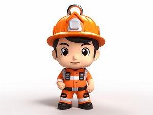 Figurine de <span class=keywords><strong>pompier</strong></span> en PVC personnalisée en gros, mini modèle de <span class=keywords><strong>pompier</strong></span>, jouet éducatif pour enfants - Product Image 3