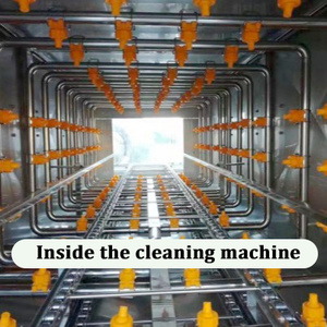 Speed Adjustable Automatic Chicken Crate Washing Cleaning <strong>Machine</strong> Chicken <strong>Egg</strong> Fruit Bread Pan Crate Washing <strong>Machine</strong> - Product Image 5