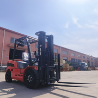 Chariot élévateur diesel CPCD35 de 3,5 tonnes personnalisé en usine pour la logistique, l'entreposage, le transport et la manutention de matériaux industriels