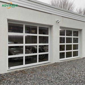 Porte <span class=keywords><strong>de</strong></span> <span class=keywords><strong>garage</strong></span> en verre résistant aux intempéries, porte sectionnelle en verre clair, idéale pour les maisons côtières et les garages commerciaux - Product Image 5