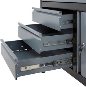 Établi de garage <span class=keywords><strong>Tiroir</strong></span> Cabinet Rangement Poste de travail 842H X 1200W X 600D mm 4x <span class=keywords><strong>Tiroir</strong></span> 1 Porte Verrouillage à clé réglable - Product Image 5