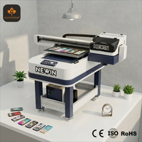 Impresora UV Plana de Alta Velocidad 6090 A1 con 3 Cabezales Epson, Máquina Digital Plana para Producción Industrial