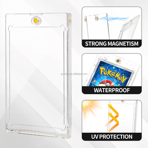 Étui magnétique One Touch 35PT pour cartes, protection UV, étui transparent en acrylique pour cartes de sport (baseball, football) et cartes à collectionner TCG - Product Image 1
