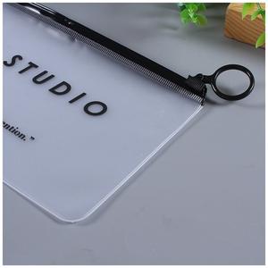 Wins Flying カスタムロゴ入り ジュエリーパッケージングプラスチックバッグ、<span class=keywords><strong>PVC</strong></span>クリアつや消しジュエリーポーチ、大きなイヤリング用小型ジッパーバッグ - Product Image 6