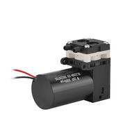 PENGPU Pompe à vide à piston miniature haute pression CC sans balais 2 bars 3,4 LPM 12V/24V 3000 tr/min 209g OEM pour laboratoire et usage médical, durée de vie 8000H