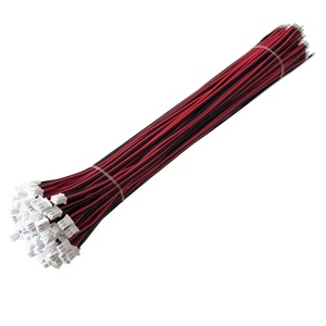 Aangepaste JST XH 2-pins 3-pins 4-pins connectorplug terminals 2,5 mm 28AWG kabels met kabelboom - Product Image 2