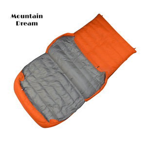 Da Niu Factory Wholesale Sale Outdoor Warm <strong>Cold</strong>-proof <strong>Ultra</strong>-<strong>light</strong> Duck Down <strong>Large</strong> Double Envelope-style <strong>Sleeping</strong> <strong>Bag</strong> - Product Image 4