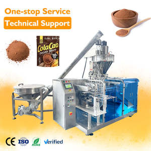 Machine de remplissage et de scellage entièrement automatique pour sachets préformés Doypack, pour l'emballage de poudre à lessiver, d'aliments et de lait en poudre - Product Image 1