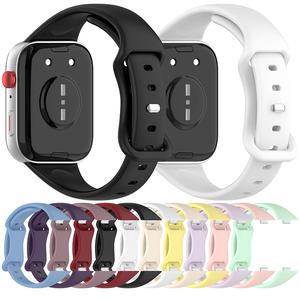 Forwelleny nouveau produit coloré boucle Silicone dragonne caoutchouc remplacement Bracelet bandes pour <span class=keywords><strong>Huawei</strong></span> Fit 3/<span class=keywords><strong>4</strong></span>/<span class=keywords><strong>4</strong></span> <span class=keywords><strong>Pro</strong></span> - Product Image 3