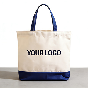 Bolsa de Mano Reutilizable de Lona Ecológica, Bolsas Promocionales Personalizadas OEM, Reciclables de Alta Calidad - Product Image 3