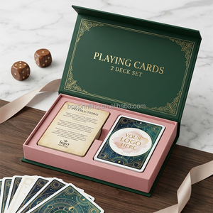 Custom Printing High Quality Party <strong>Gathering</strong> Game Cards Hot Stamping Coated Paper Material 2 in 1 Playing Cards with Tuck Box - Product Image 3