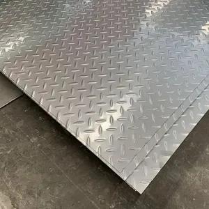 Embossed Aluminium Checkered Plate 5083 5052 Anti-Slip Aluminum Plate