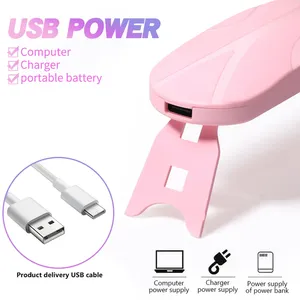 Séchoir à ongles professionnel mini UV LED pliable pour usage domestique et professionnel – Outil de photothérapie pour ongles - Product Image 4