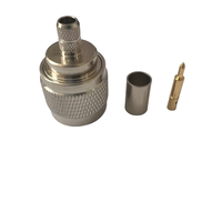 Connecteur N-C-J4 N Type Mâle Jack Connecteur Coaxial Tout Cuivre 50ohm Mâle N Connecteur Coaxial Sertissage RG59 240 Câble