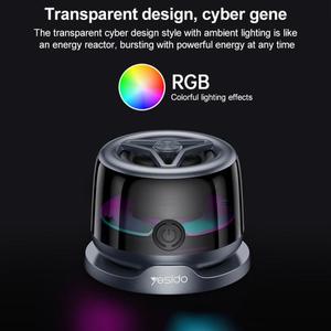 Mini Altoparlante Wireless Magnetico <span class=keywords><strong>Portatile</strong></span> con Grande Volume Yesido YSW32 3W RGB - Product Image 5