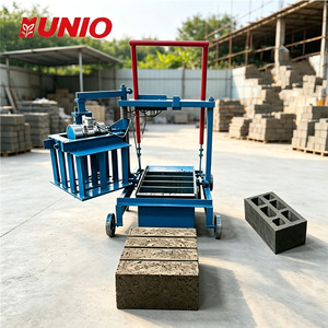 Machine <span class=keywords><strong>à</strong></span> Briques Mobile sur Roues pour Zones <span class=keywords><strong>de</strong></span> Construction Éloignées, Facile <span class=keywords><strong>à</strong></span> Transporter, Machine <span class=keywords><strong>à</strong></span> Blocs <span class=keywords><strong>de</strong></span> Béton Mobile - Product Image 1