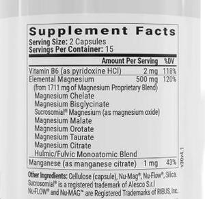 Nhà máy OEM magiê L-Threonate Glycinate viên nang-magiê đột phá bổ sung cho người lớn sử dụng 600mg mỗi phục vụ 80 - Product Image 6