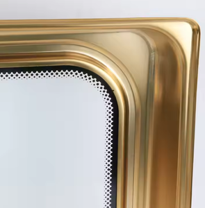 Juego de Recipientes para Calentar Alimentos de 9L, de Acero Inoxidable, con Base Alta Dorada, Funciona con Alcohol, para Cocina Comercial, Buffet, Restaurante, Hotel - Product Image 5