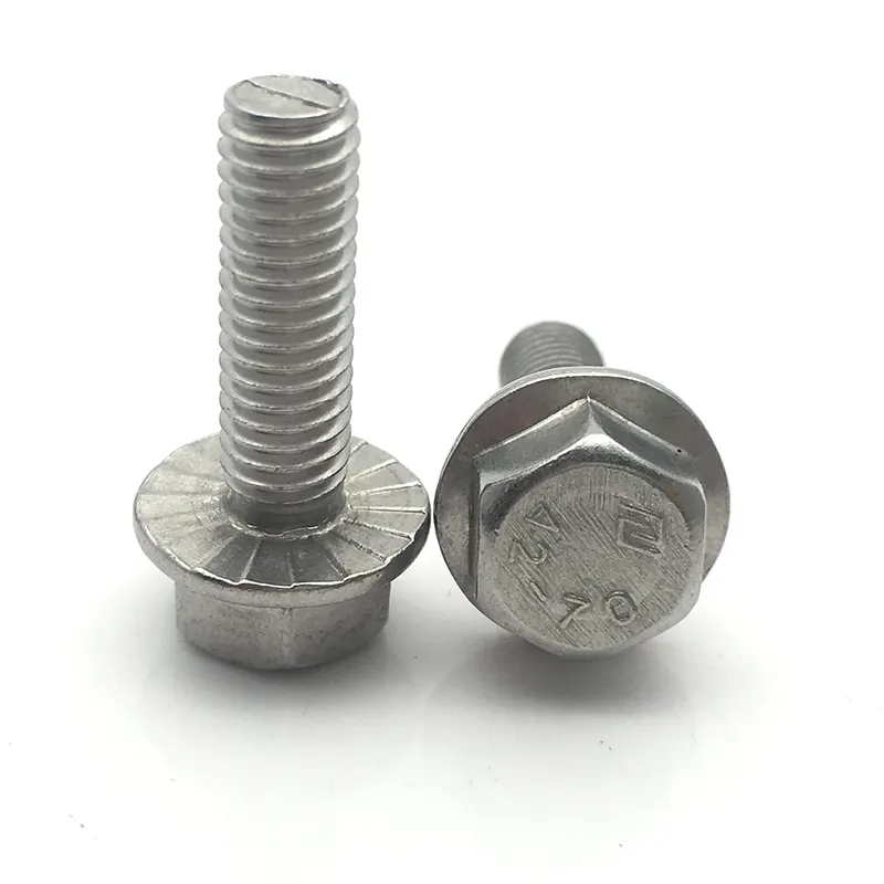 DIN6921 Thép Không Gỉ M3-M56 Hex Máy Giặt Đầu Mặt Bích Bolt Và Nut