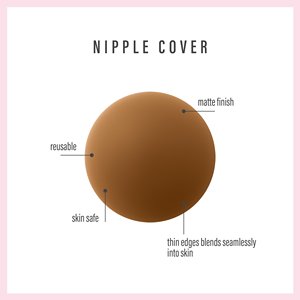 Mua số lượng lớn mềm cảm ứng dài mặc không thấm nước Matte núm vú Bìa thoải mái thoáng khí cánh hoa vú intimates phụ kiện - Product Image 6