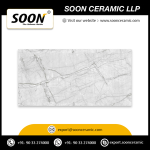 กระเบื้องปูพื้นและผนังเซรามิก Soon Ceramic I Genova Porcelain ขนาด 600x600 มม. ผิวมันเงา กันลื่น ดีไซน์แบบดั้งเดิม เหมาะสำหรับห้องนอนและห้องนั่งเล่น - Product Image 3