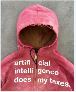 Logo kustom boxy fit berkerudung berat vintage 100% katun wax dicelup merah muda asam cuci jaket pudar bekerja bebek jaket kanvas pria - Product Image 3