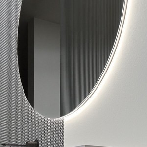 Antonio Lupi กระจกเงา108 LED, กระจกแต่งหน้ามีกรอบสว่างสำหรับตกแต่งผนังห้องน้ำ - Product Image 4