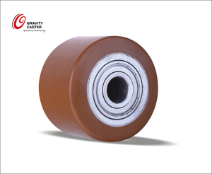 Rouleau de support de roue en PU 85x90 9903501 OM-PIMESPO-FIAT pour transpalette - Product Image 3