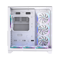 Boîtier PC Gamer ATX Full Tower Lovingcool de haute qualité, style populaire, avec 3 côtés en verre trempé, stock disponible, extension 7 emplacements