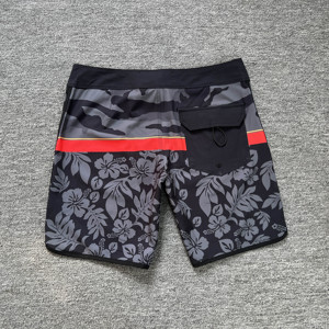 Pantalones cortos deportivos para hombre con 4 direcciones de elasticidad, bolsillo con cremallera, secado rápido, para entrenamiento físico, resistentes al agua. - Product Image 6
