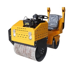 0.7 Ton Small Ride on Double Roller Road Roller Compaction Equipment Roller Vibratory for Sale - Product Image 1