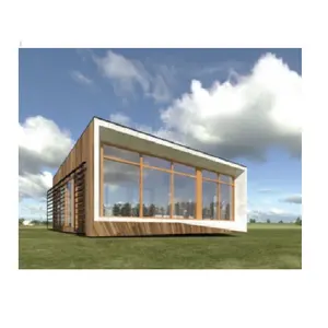 Shipping Movable Fabricated Modular Office Case Prefabricated Flat Pack Container Coffee Bar Shop Houses