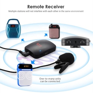 Transmisor <span class=keywords><strong>de</strong></span> micrófono inalámbrico para radio FM, amplificador <span class=keywords><strong>de</strong></span> <span class=keywords><strong>voz</strong></span>, portátil - Product Image 4