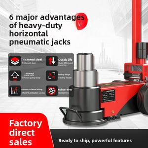 Horizontal Pneumatic Hydraulic Air <strong>Jack</strong> 50t-100t Portable Straight Rod Folding Lifting Equipment for <strong>Car</strong> Tire Changing - Product Image 2