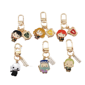 <span class=keywords><strong>Porte</strong></span>-clés en métal émaillé léger, personnalisé, à la mode, en gros, ornements de dessin animé, <span class=keywords><strong>Harry</strong></span> <span class=keywords><strong>Potter</strong></span> magique, adorable - Product Image 1