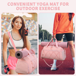 Bolsa Deportiva de Moda para Mujer, 40L, con Bolso Bandolera Pequeño, para Artículos Personales, Viajes, Mochila de Mano - Product Image 5