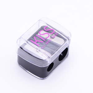 Tùy chỉnh Khỏa Thân ánh sáng màu hồng Nhà cung cấp chuyên nghiệp hai lỗ lớn mỹ phẩm bút chì vót cho mỹ phẩm lông mày môi bút kẻ mắt bút chì - Product Image 5