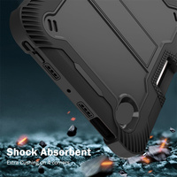 GSCASE Etui antichoc Silicone + PC 3 couches Tablet Armor Kickstand Case BackCover For ipad mini 6 8.3 inch